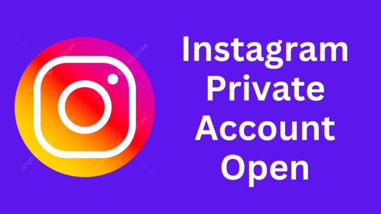 Instagram Private Account Open